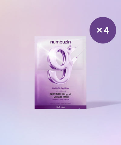 piyonna No. 9 NAD Bio Lifting-sil Full Face Mask Sheet (4ea) Skin Care Mask & Pack Sheet Mask