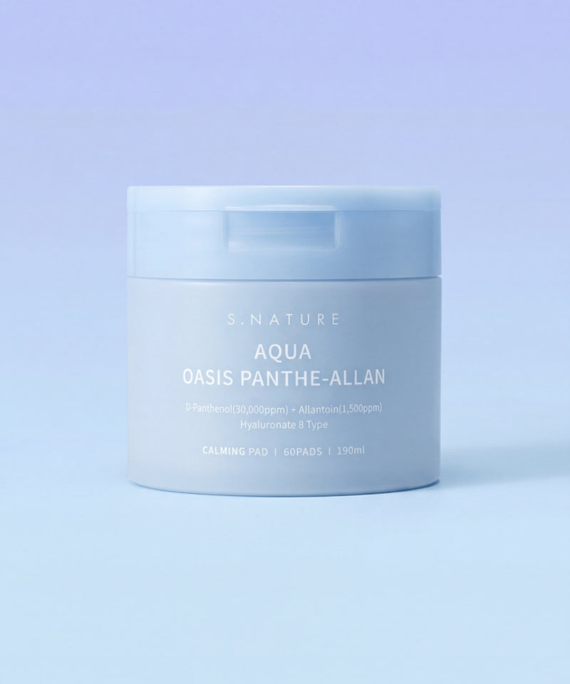 piyonna Pads apaisants Aqua Oasis Panthé-Allan (60pcs) Soin de la peau Lotion tonique Pads tonifiants