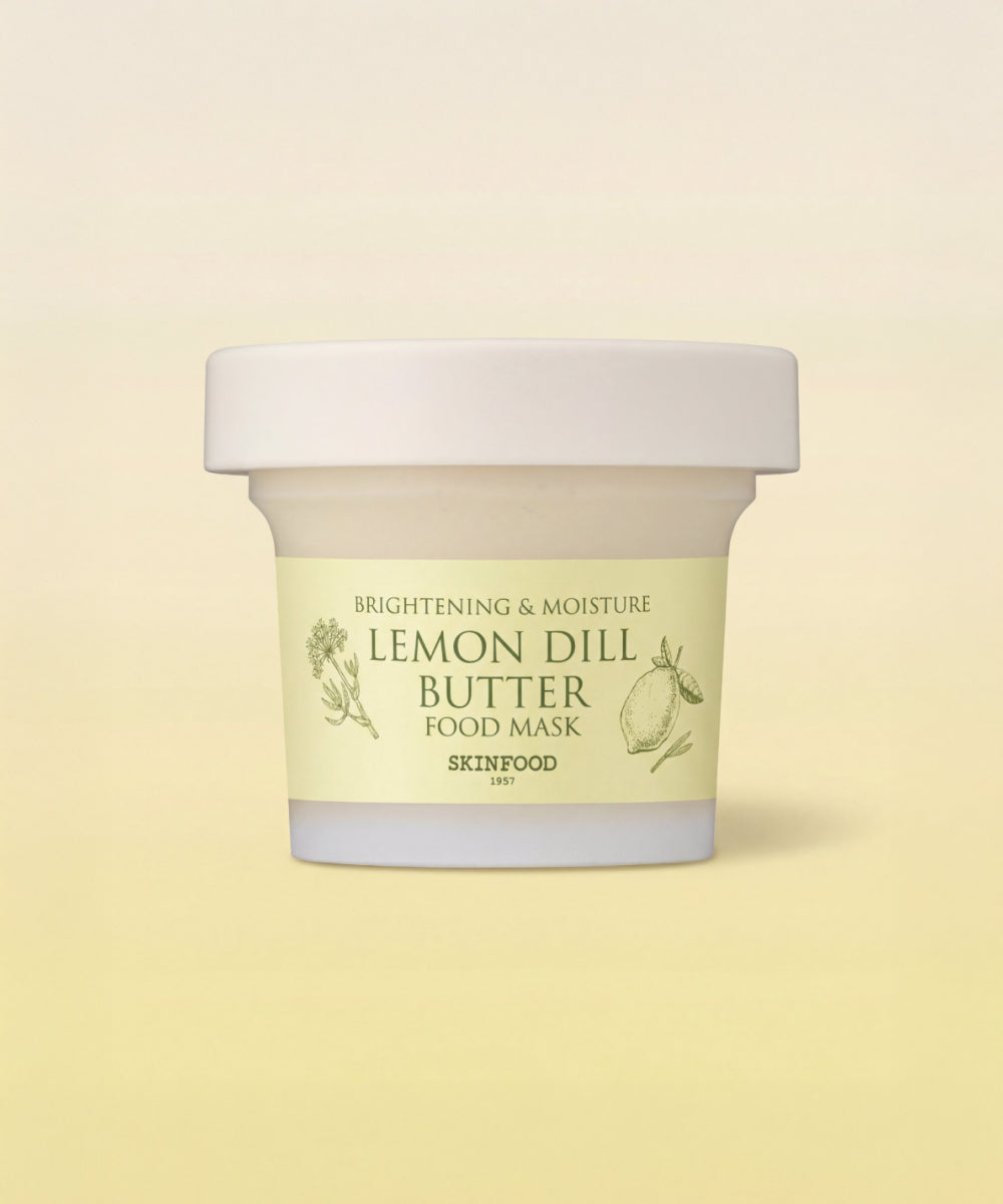 piyonna LEMON DILL BUTTER FOOD MASK Face Mask Wash Off Mask