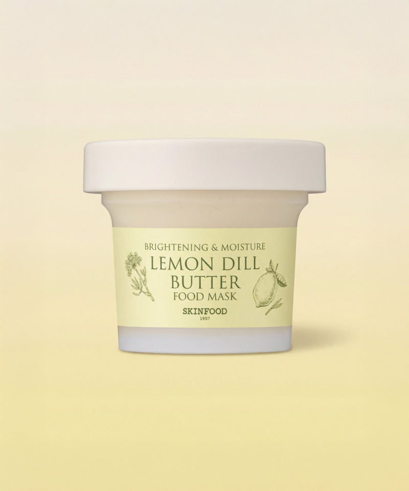 piyonna LEMON DILL BUTTER FOOD MASK Face Mask Wash Off Mask