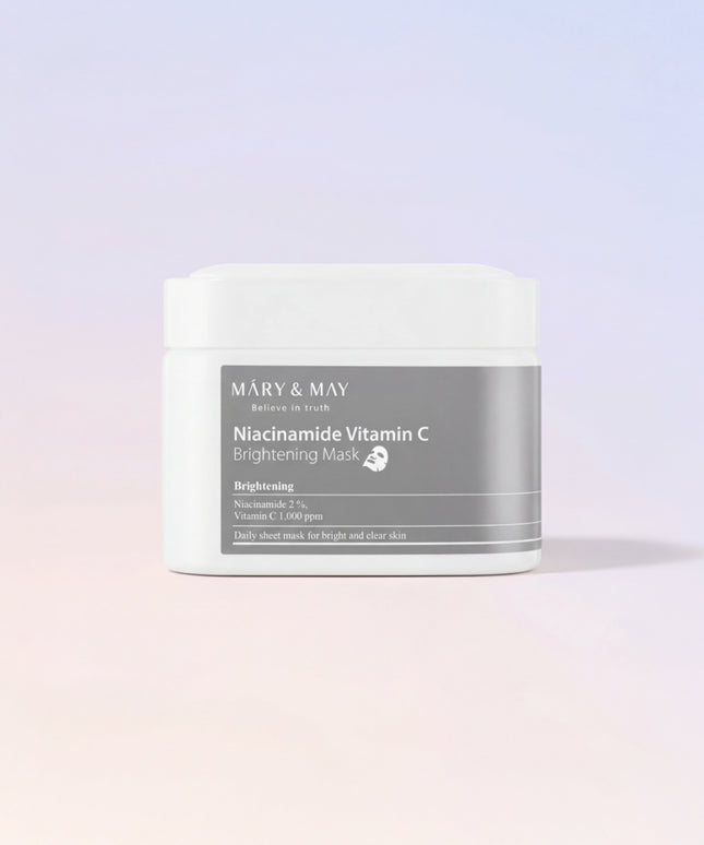 piyonna Niacinamide Vitamin C Brightening Mask (30Sheet) Face Mask Sheet Mask