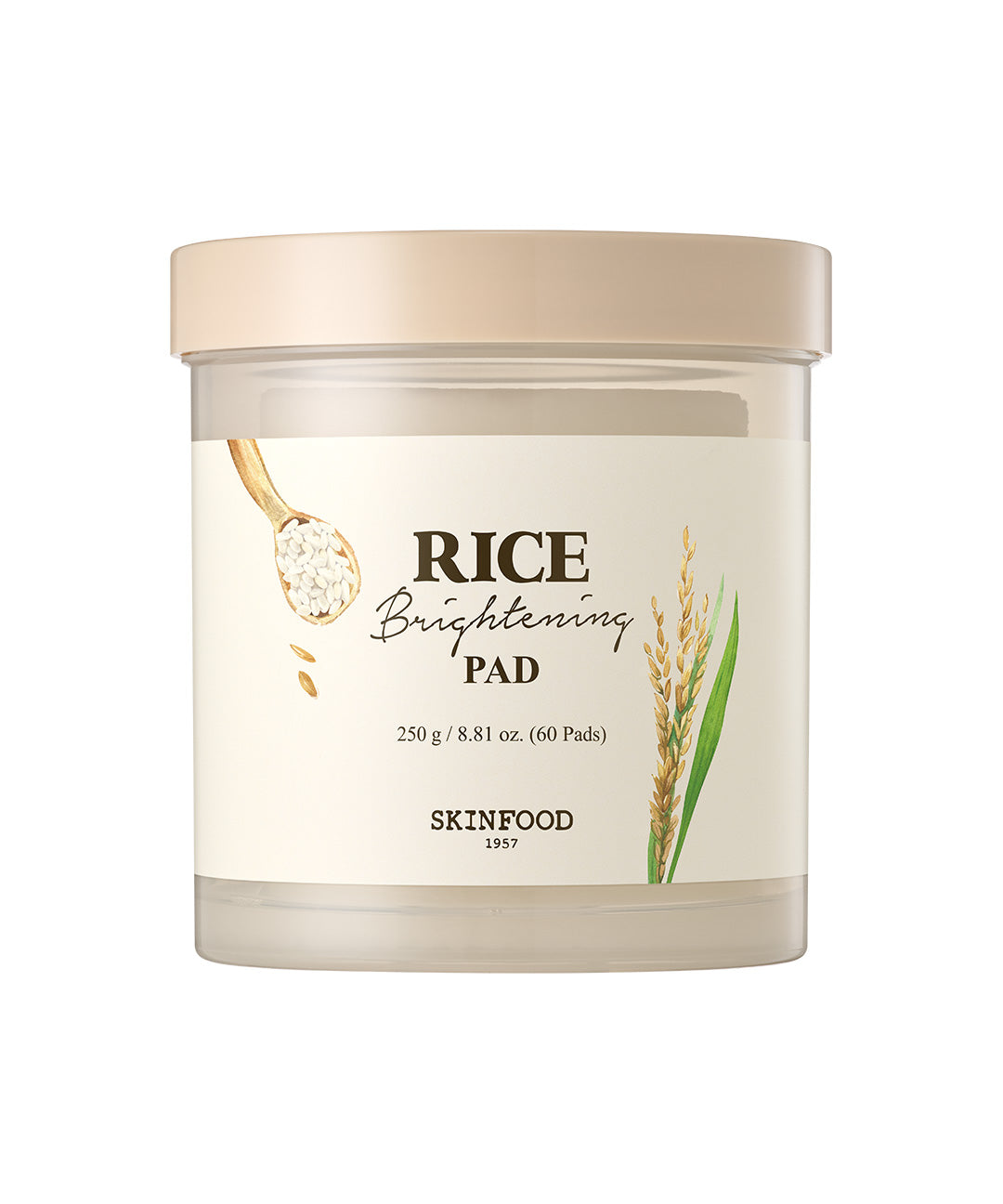 piyonna Rice Brightening Pad Face Care Toner Toner Pad