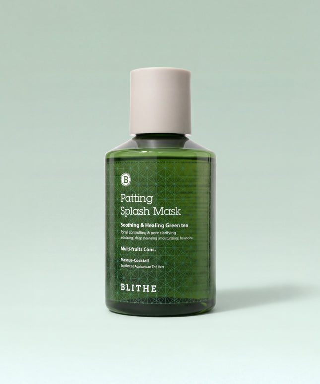 piyonna PATTING SPLASH MASK SOOTHING & HEALING GREEN TEA 150ml Face Mask Wash Off Mask