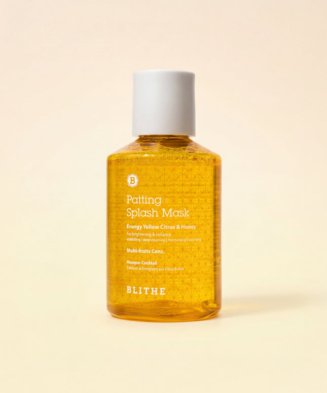 piyonna PATTING SPLASH MASK ENERGY YELLOW CITRUS & HONEY 150ml Face Mask Wash Off Mask
