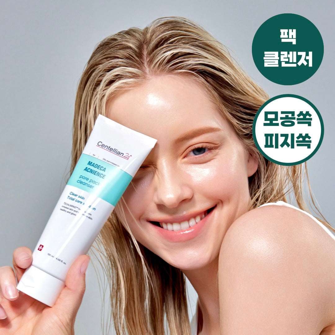 piyonna Madeca Acnience Pore Pack Cleanser 120ml Face Care Cleanser Cleansing Foam