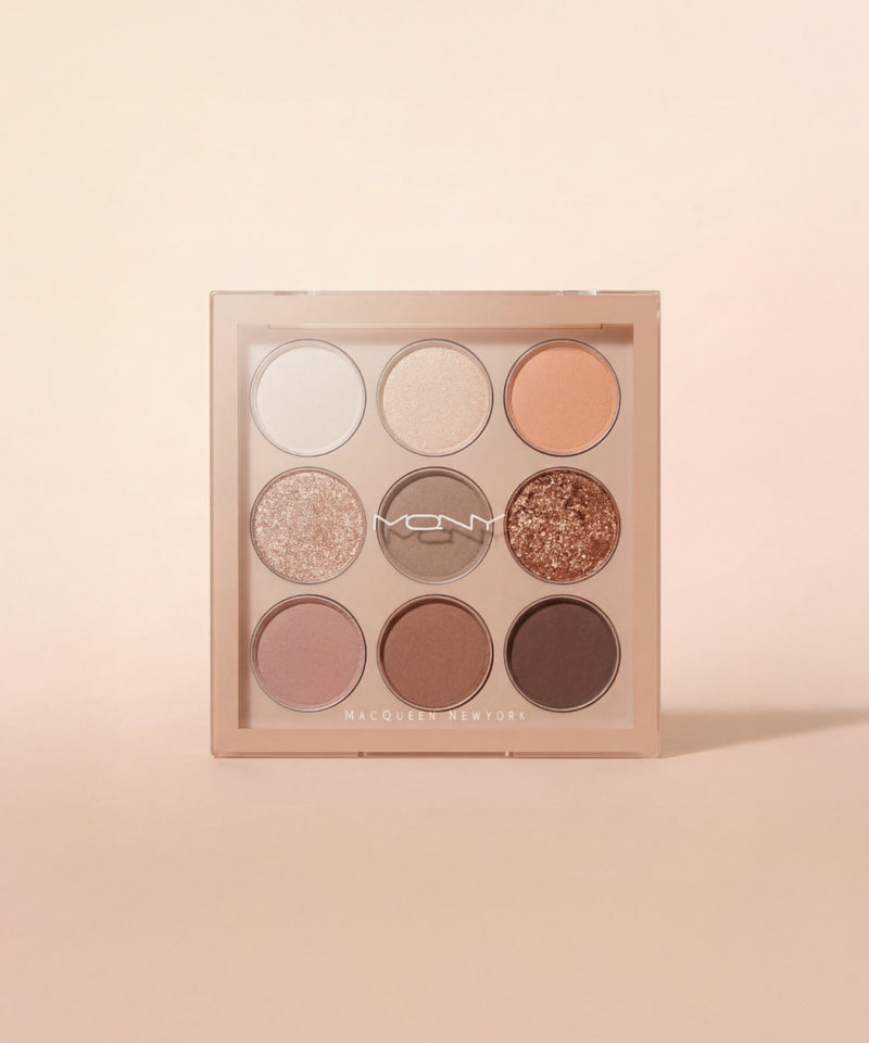 piyonna Palette Yeux Pailletée – Effet scintillant, tons nude, 9g Maquillage Yeux Fard à paupières
