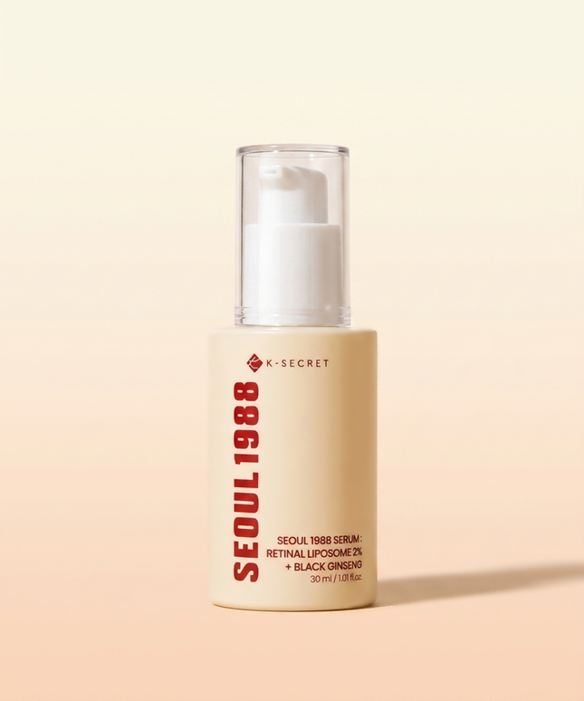 piyonna SEOUL 1988 Serum : Retinal Liposome 2% + Black Ginseng Soins visage Sérum