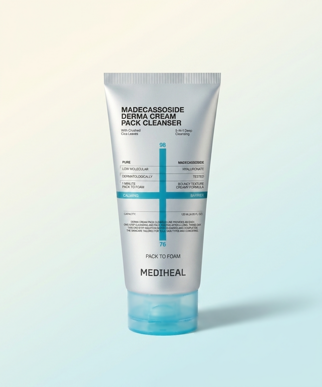 piyonna Derma Cream Pack Cleanser_Madecassoside Soothing Barrier Soins visage Démaquillage Mousse nettoyante