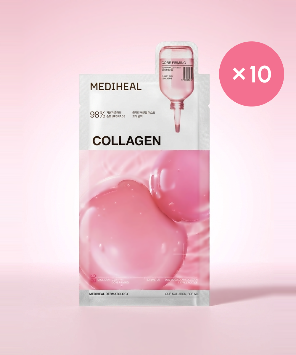 piyonna Collagen Essential Mask Core Firming 10 Sheets Face Care