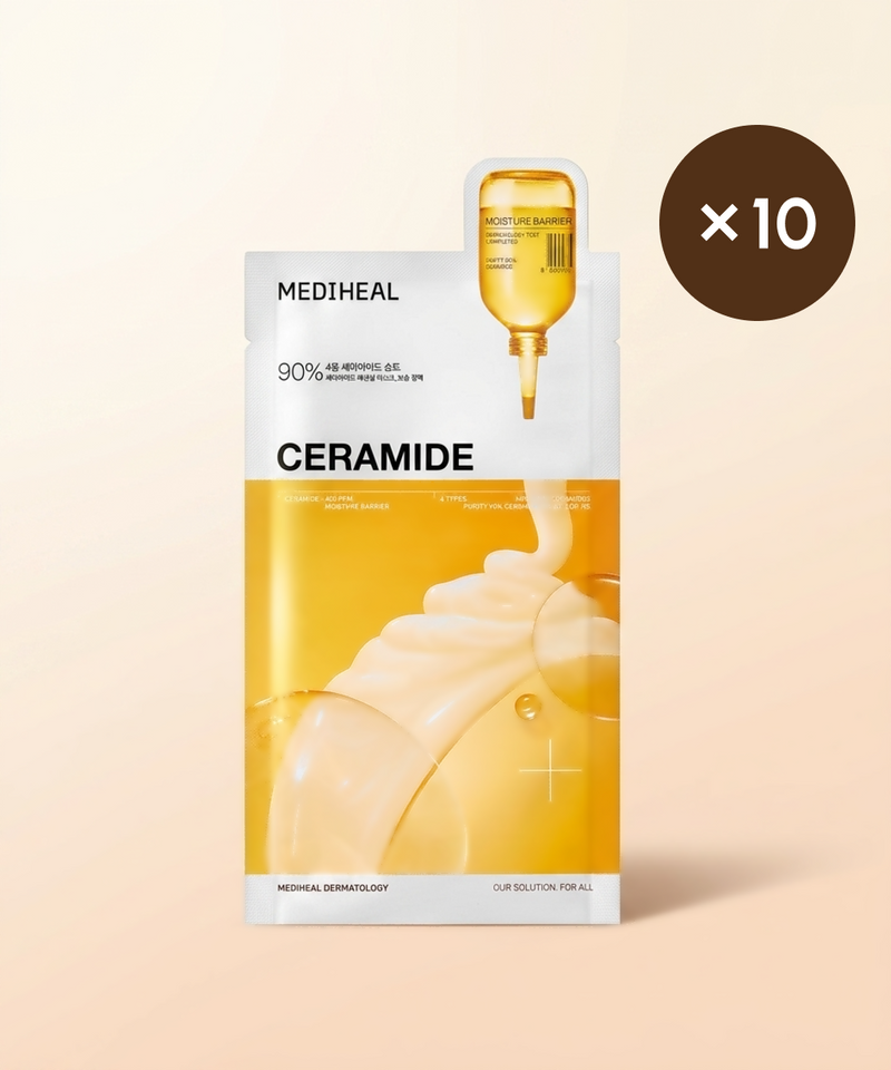 piyonna Ceramide Essential Mask Moisture Barrier 10 Sheets Face Mask Sheet Mask
