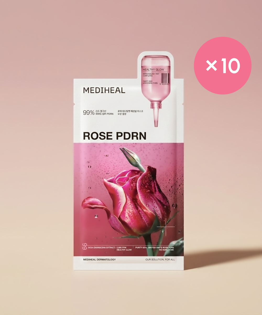 piyonna Rose PDRN Essential Mask Pore Radiance 10 Sheets Face Care