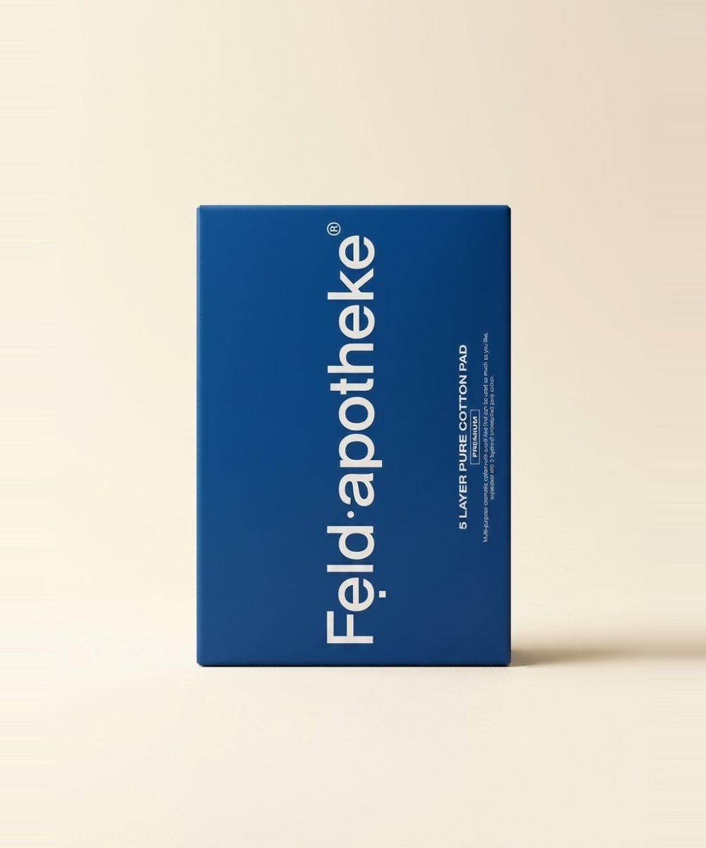 piyonna Feldapotheke Premium 5-Layer Cotton Pads 80 Sheets (400 Pieces) Makeup Beauty Tools Cotton Pad