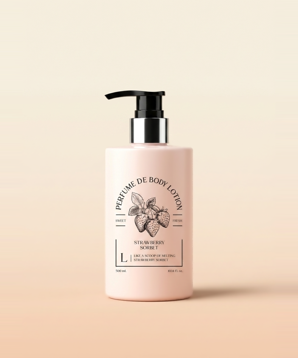 piyonna Perfume de Body Lotion Strawberry Sorbet 300ml Hair Body Care Body Care Body Lotion & Cream