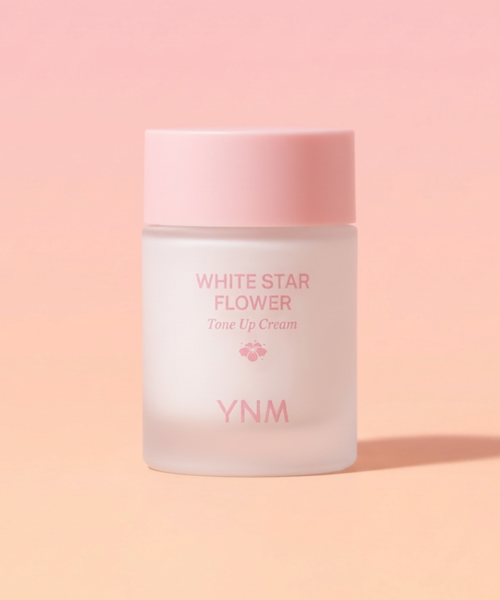 piyonna Vegan Tone Up YNM White Star Flower Tone Up Cream Maquillage Teint Crème BB CC