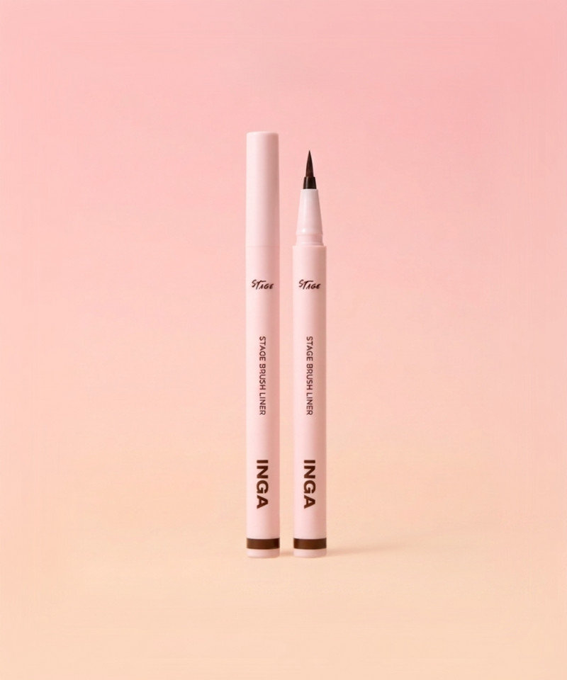 piyonna Stage Brush Liner 2color Maquillage Yeux Eyeliner