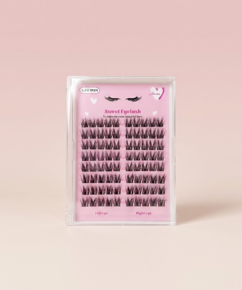 piyonna Mibeurin No-Glue Sweet Lash 8-Pack Maquillage Access. beauté Faux cils