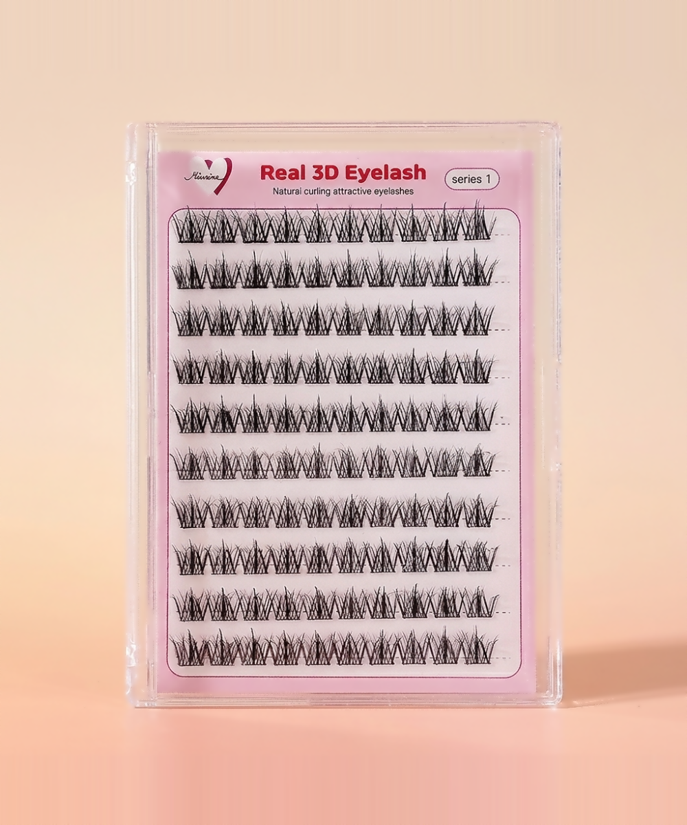 piyonna Mibeurin No-Glue Real 3D Eye Lash 10-Pack Maquillage Accessoires beauté Faux cils