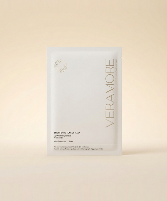 piyonna Brightening Tone-Up Mask Pack 5 Sheets Face Mask Sheet Mask