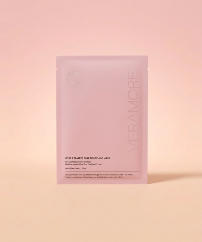 piyonna Rose & Tea Tree Pore Tightening Mask Pack Face Mask Sheet Mask