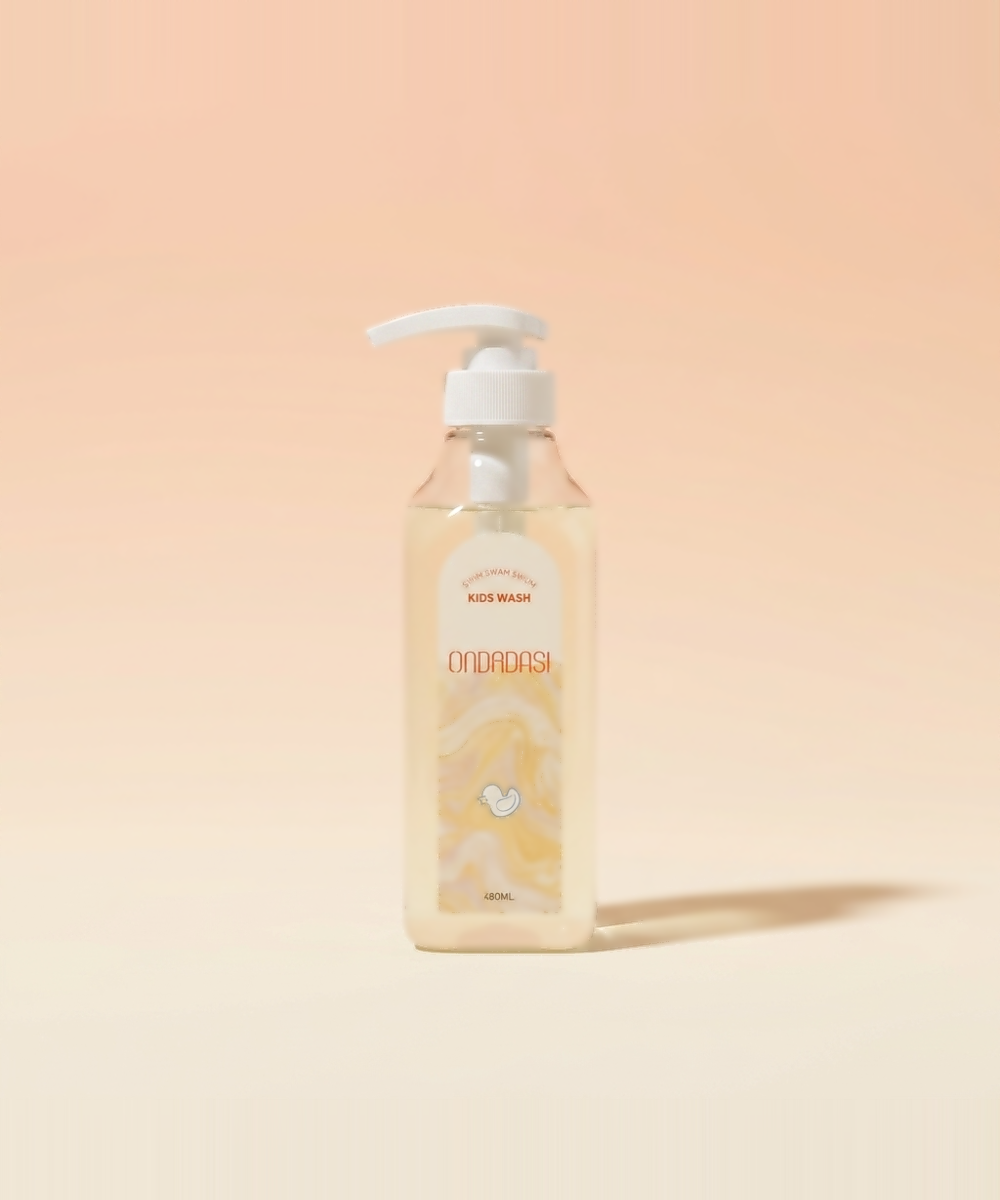 piyonna Ondadasi Silicone-Free Swimming Care All-in-One Kids Wash 480ml Corps & Cheveux Soin du corps Gel douche
