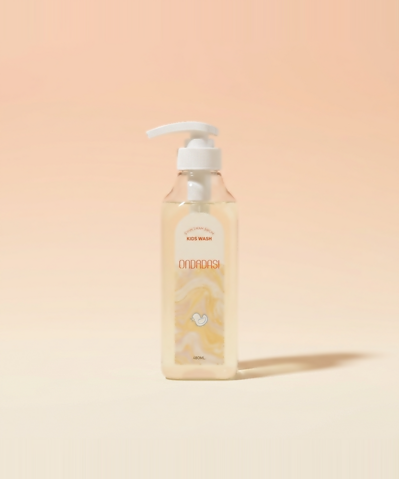 piyonna Ondadasi Silicone-Free Swimming Care All-in-One Kids Wash 480ml Hair Body Care Body Care Body Wash