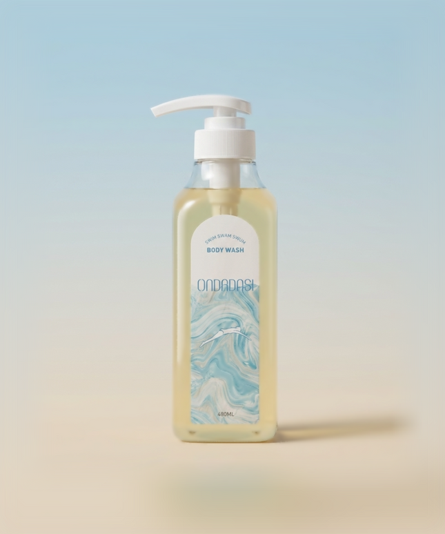 piyonna Ondadasi Silicone-Free Swimming Care Body Wash 480ml Hair & Body Care Body Care Body Wash