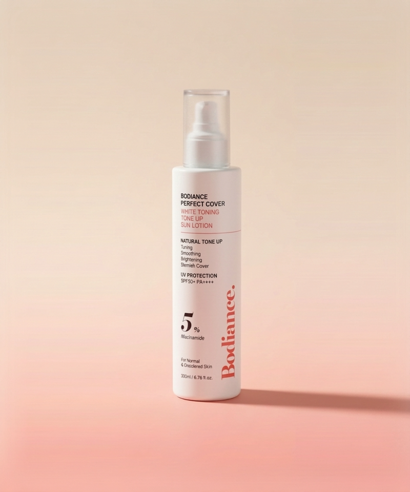 piyonna Bodience Perfect Cover White Toning Tone Up Sun Cream 200ml Sun Care Sun Lotion
