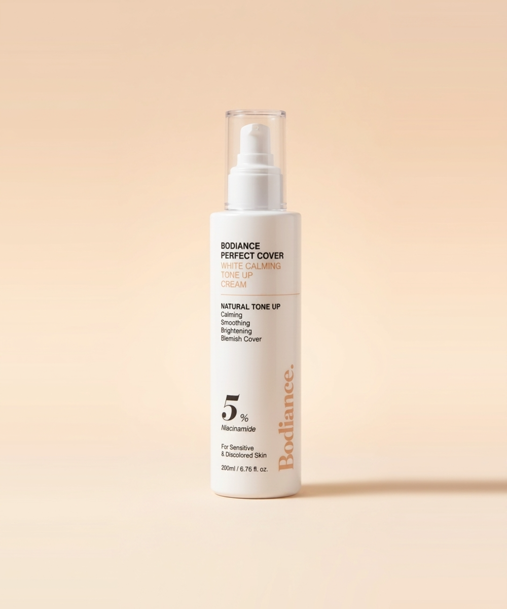 piyonna Bodiance Perfect Cover White Calming Toning Tone Up Cream – Crème corps apaisante effet tone-up 200 ml Maquillage Teint Base de teint