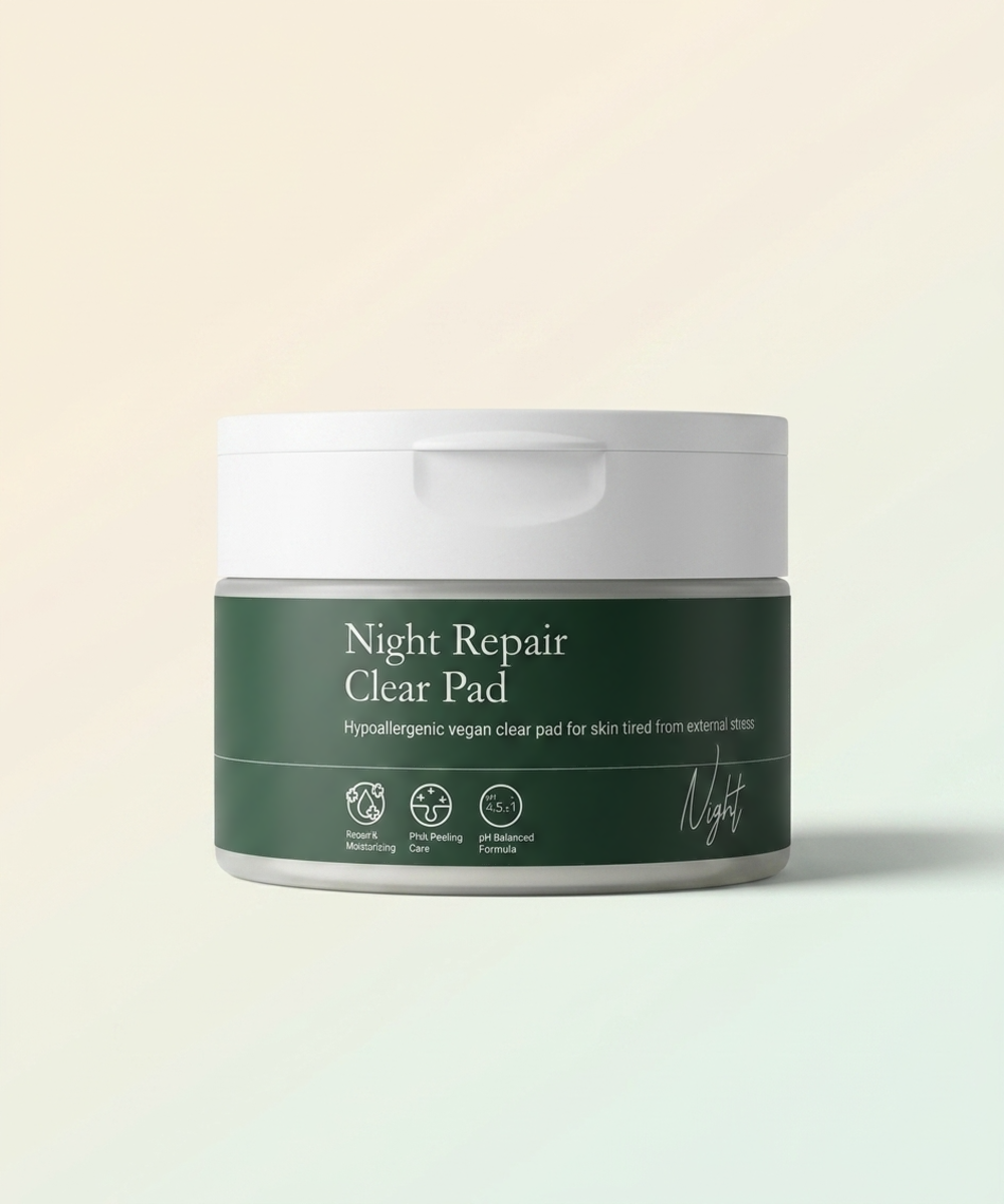 piyonna Noarb Night Repair Clear Toner Pad 70 Sheets 250ml Soins visage Toner Pads tonifiants