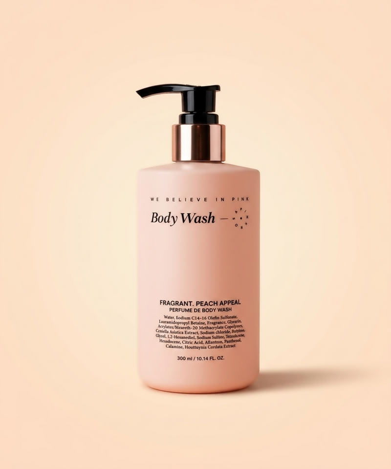 piyonna Perfume de Body Wash Peach Appeal 300ml Cheveux & Soins corps Soin du corps Gel douche
