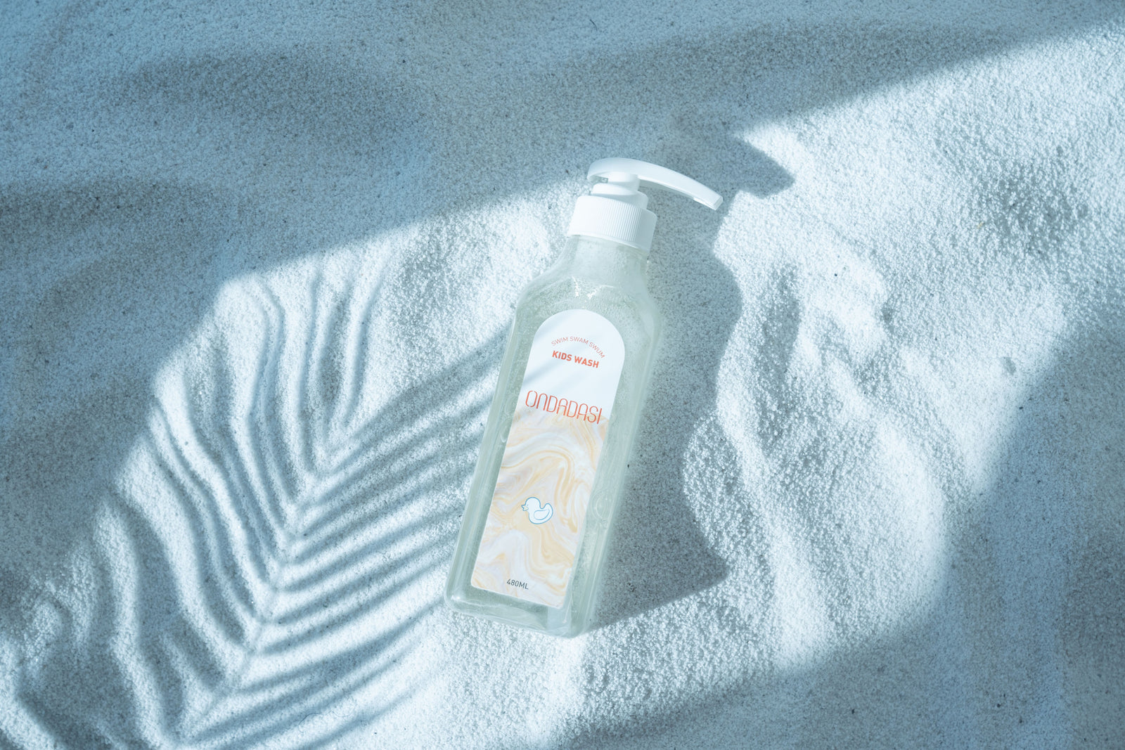 piyonna Ondadasi Silicone-Free Swimming Care All-in-One Kids Wash 480ml Corps & Cheveux Soin du corps Gel douche
