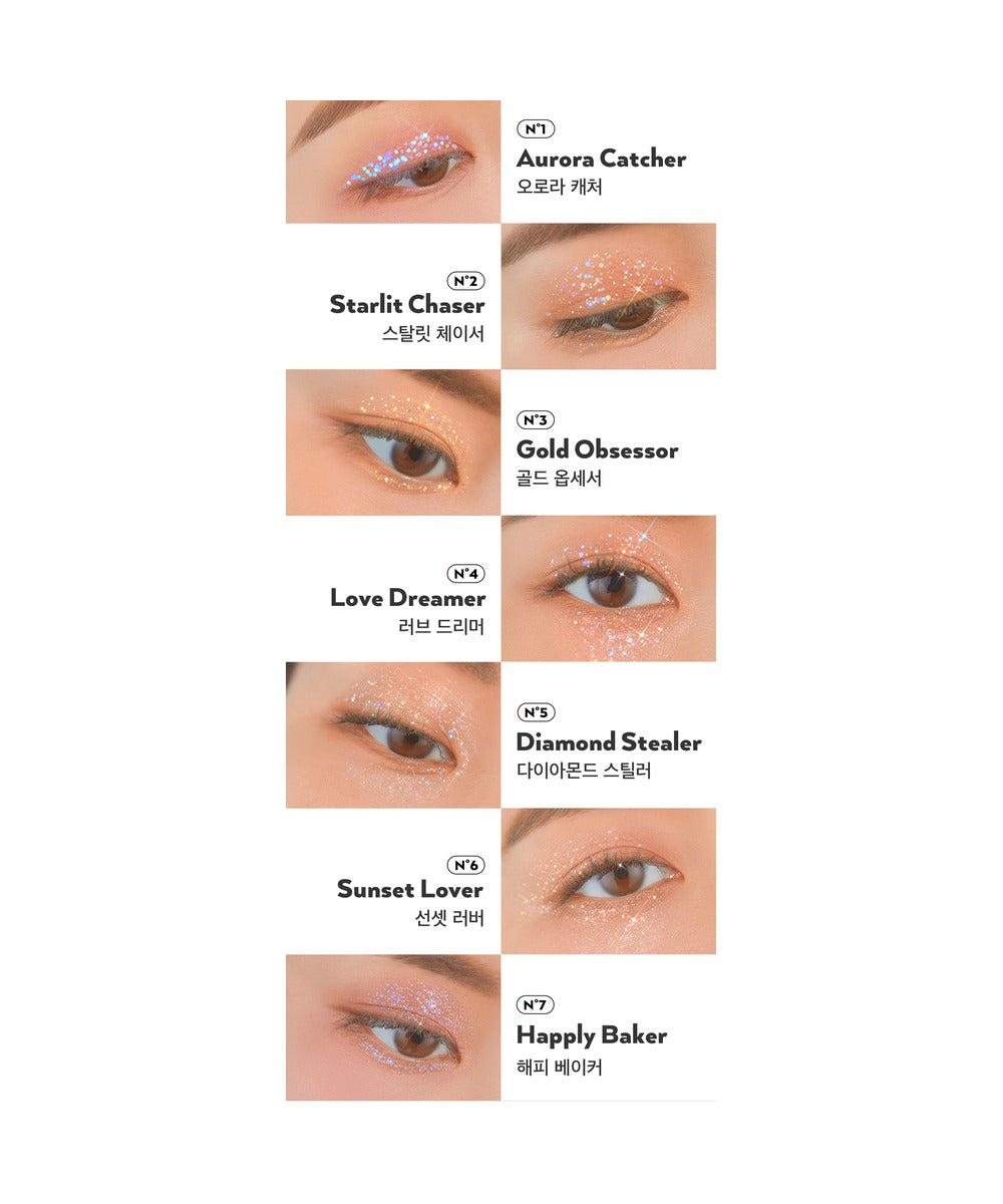 piyonna Gel paillettes Get Loose Maquillage Yeux Fard à paupières
