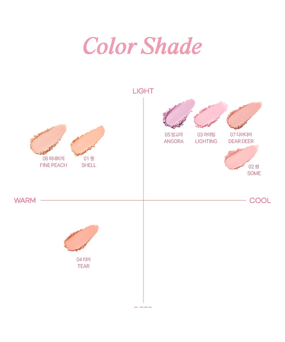 piyonna Poudre Floutante Multi-Couleurs Maquillage Blush & Contour Blush