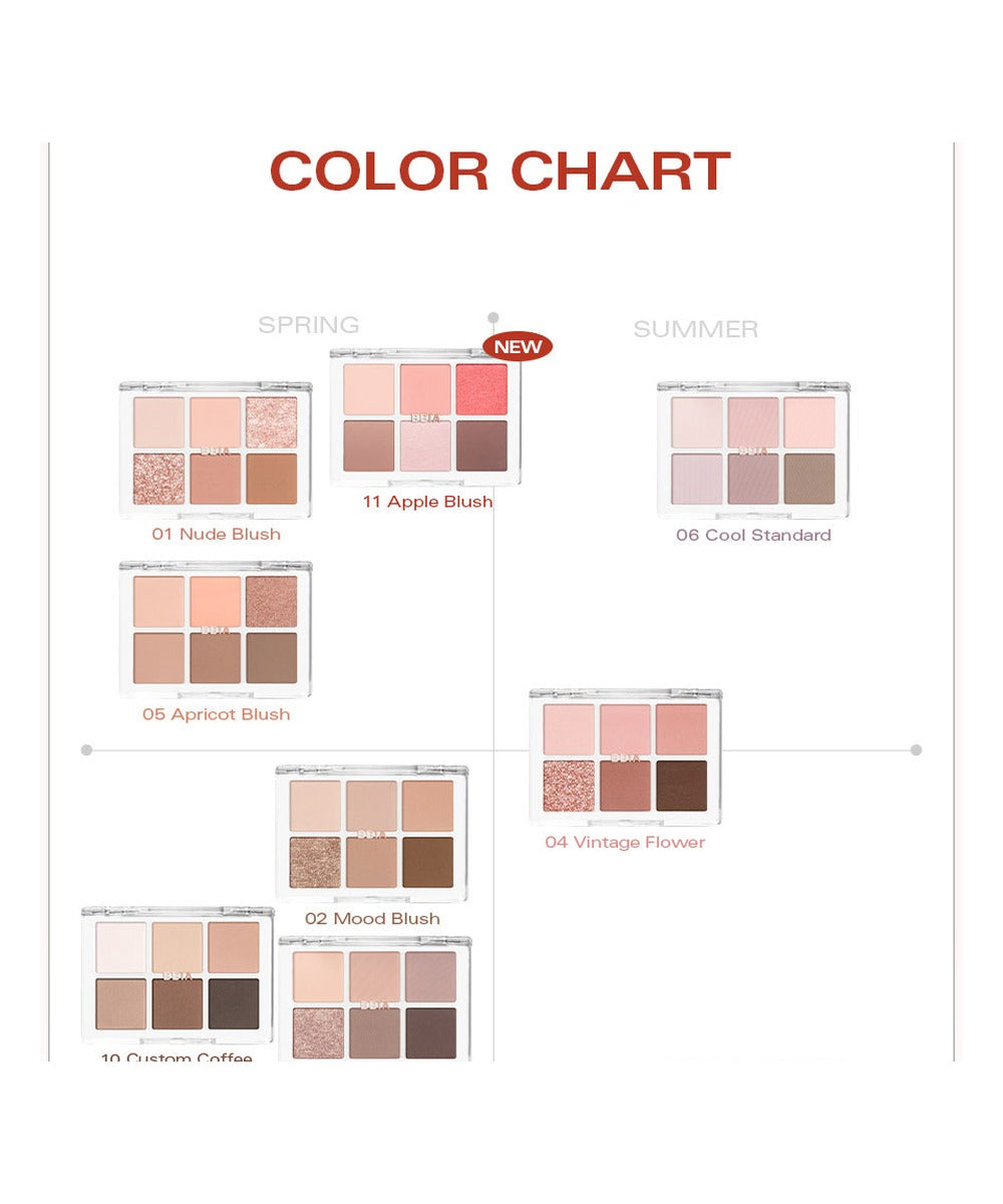 piyonna PALETTE YEUX PRÊT À PORTER Maquillage Yeux Fard à paupières