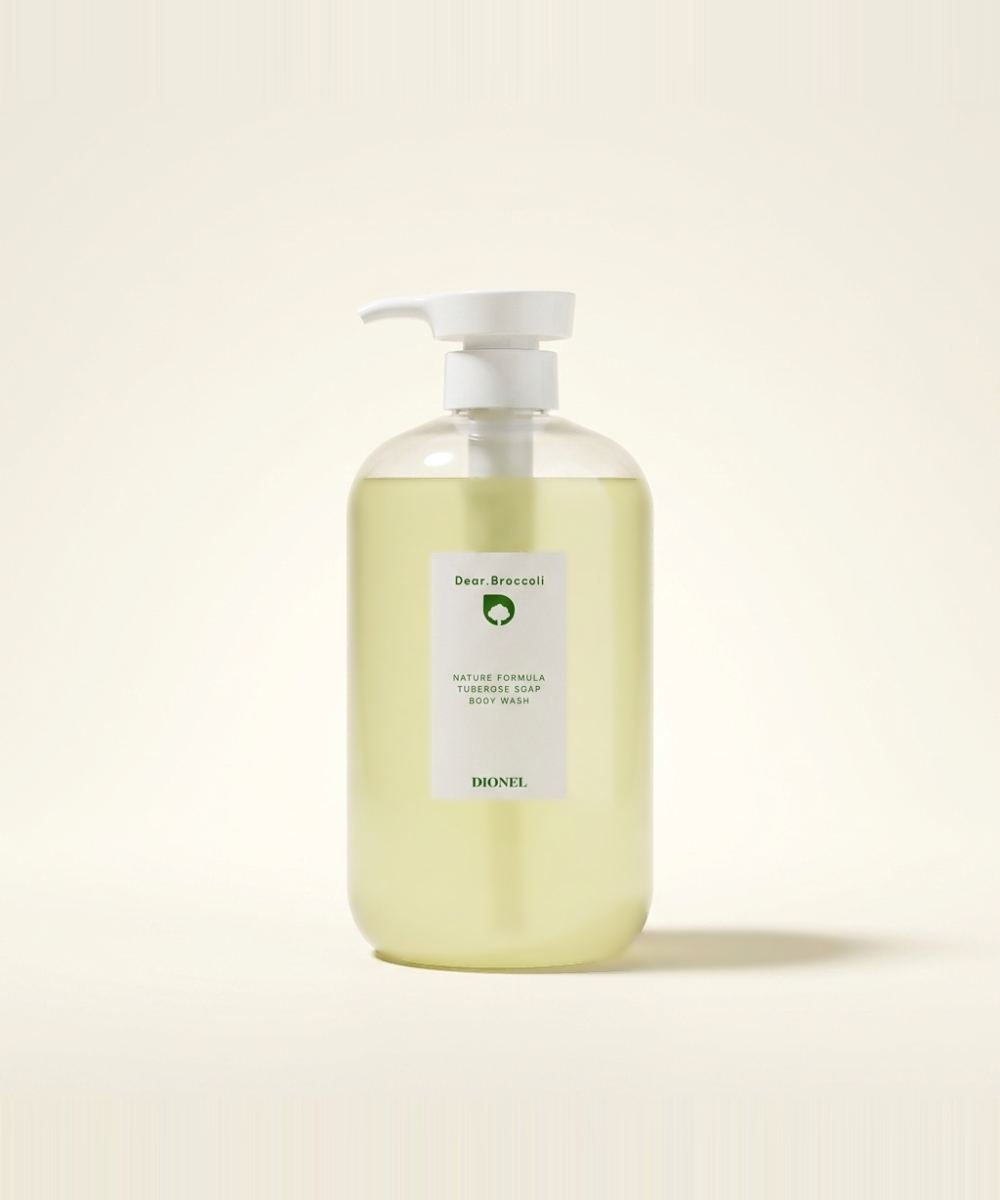 piyonna DIONEL Dear Broccoli Body Wash Tubéreuse Soap 1000ml Cheveux & Soins corps Soin du corps Gel douche
