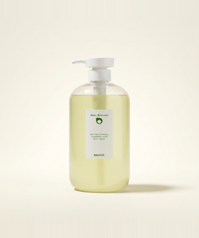 piyonna Dionel Dear Broccoli All-in-One Body Wash Tuberose Soap 1000ml Hair & Body Care Body Care Body Wash