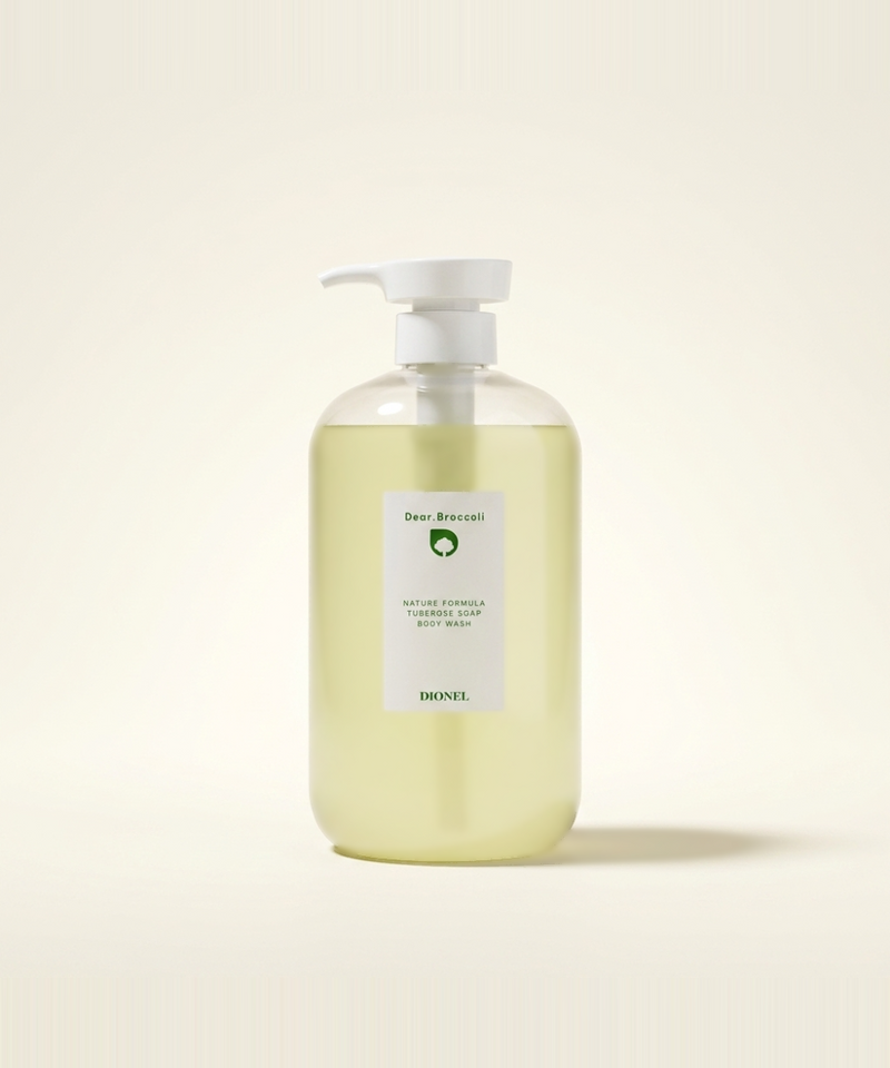 piyonna DIONEL Dear Broccoli Body Wash Tubéreuse Soap 1000ml Cheveux & Soins corps Soin du corps Gel douche