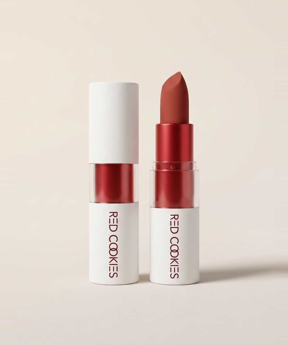 piyonna Red Cookie Marshmallow Powder Lipstick 3.5g Maquillage Lèvres Rouge à lèvres