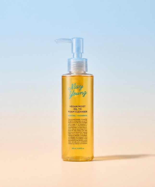 piyonna Vegan Moist Oil to Foam Cleanser Face Care Cleanser Cleansing Oil