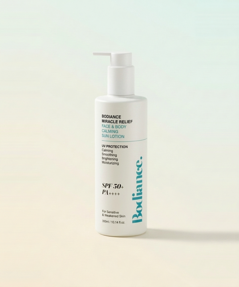 piyonna Bodience No Sting No White Cast Face and Body Sunscreen 300ml Sun Care Sun Lotion
