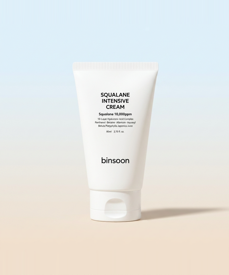 piyonna BINSOON Squalane Intensive Moisture Cream Panthenol + Hyaluronic Acid 80ml Face Care Cream