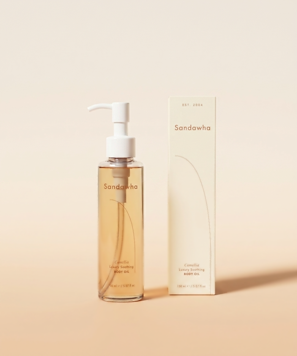 piyonna Huile Corporelle Apaisante de Luxe au Camélia Sandahwa Cheveux & Soins corps Soin du corps Huile corps