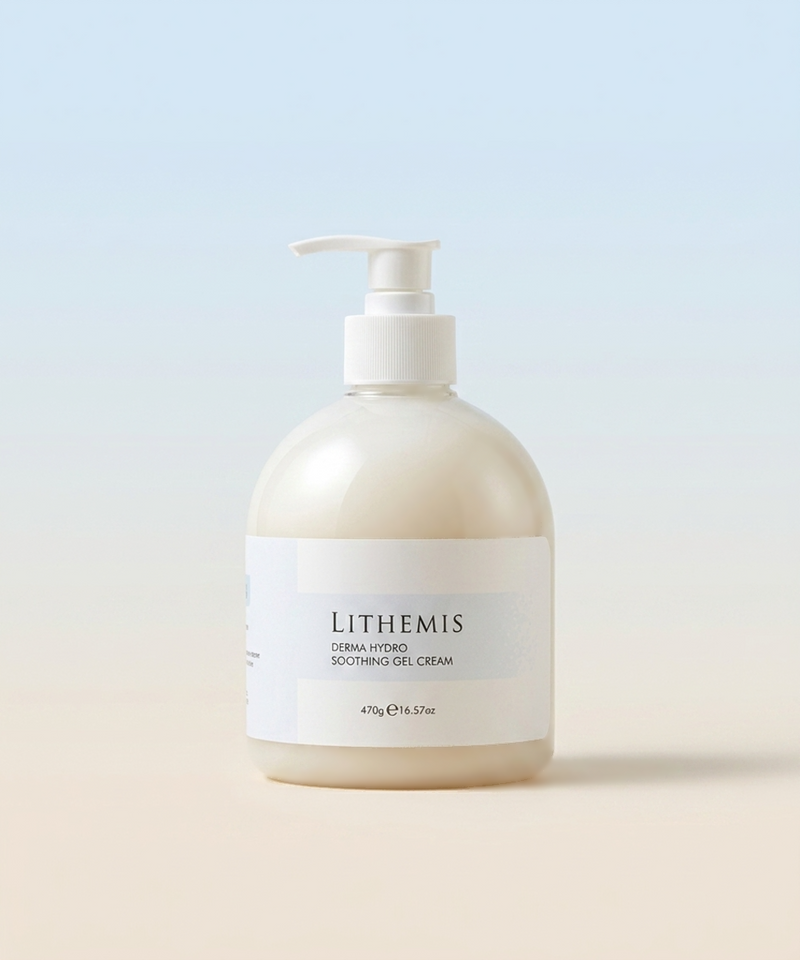 piyonna Lithemis Derma Hydro Soothing Gel Cream 470g Hydrating Face & Body Moisturizer Soins visage Crème