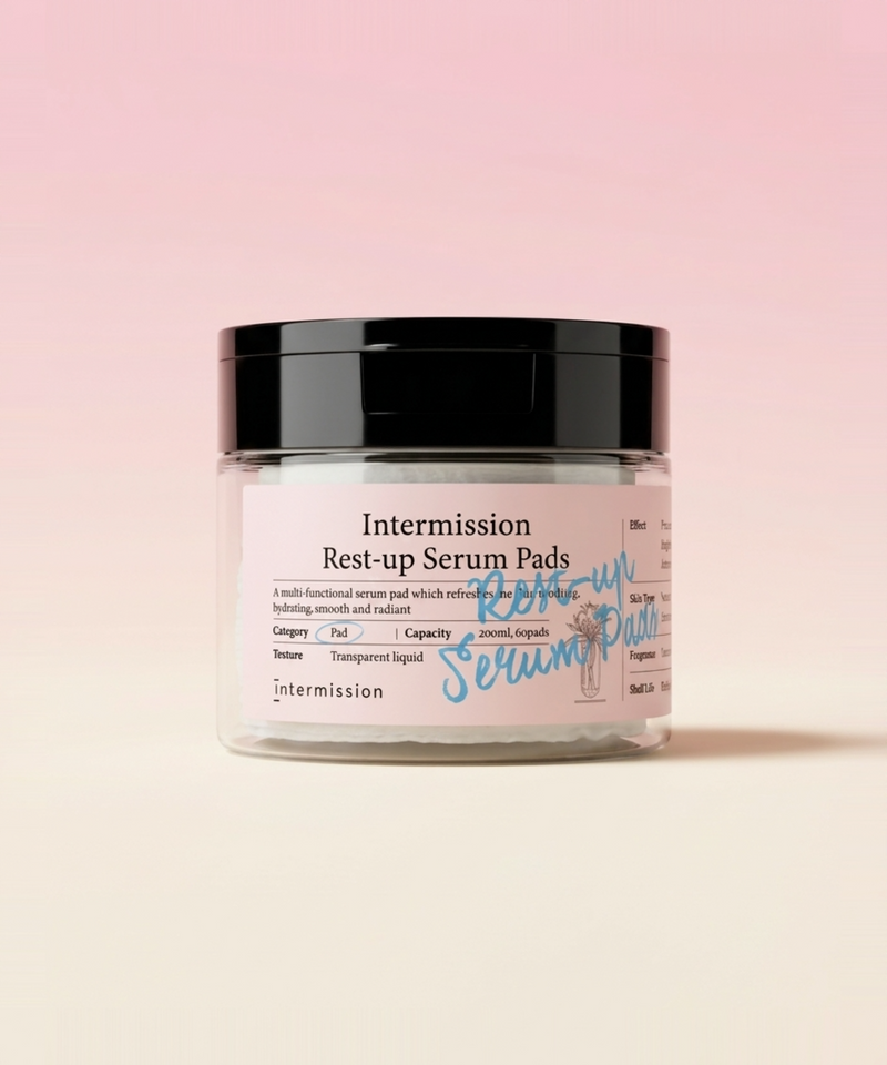 piyonna Rest Up Serum Pad (60 sheets) Soins visage Toner Pads tonifiants