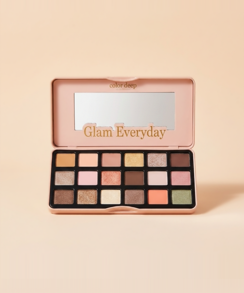 piyonna Colordeep Glam Everyday 18-Color Eyeshadow Palette Makeup Eye Makeup Eye Shadow
