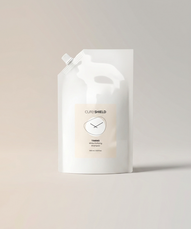 piyonna Timing Anti-Dandruff Oily Scalp White Purifying Shampoo 1000ml Hair & Body Care Hair Care Shampoo