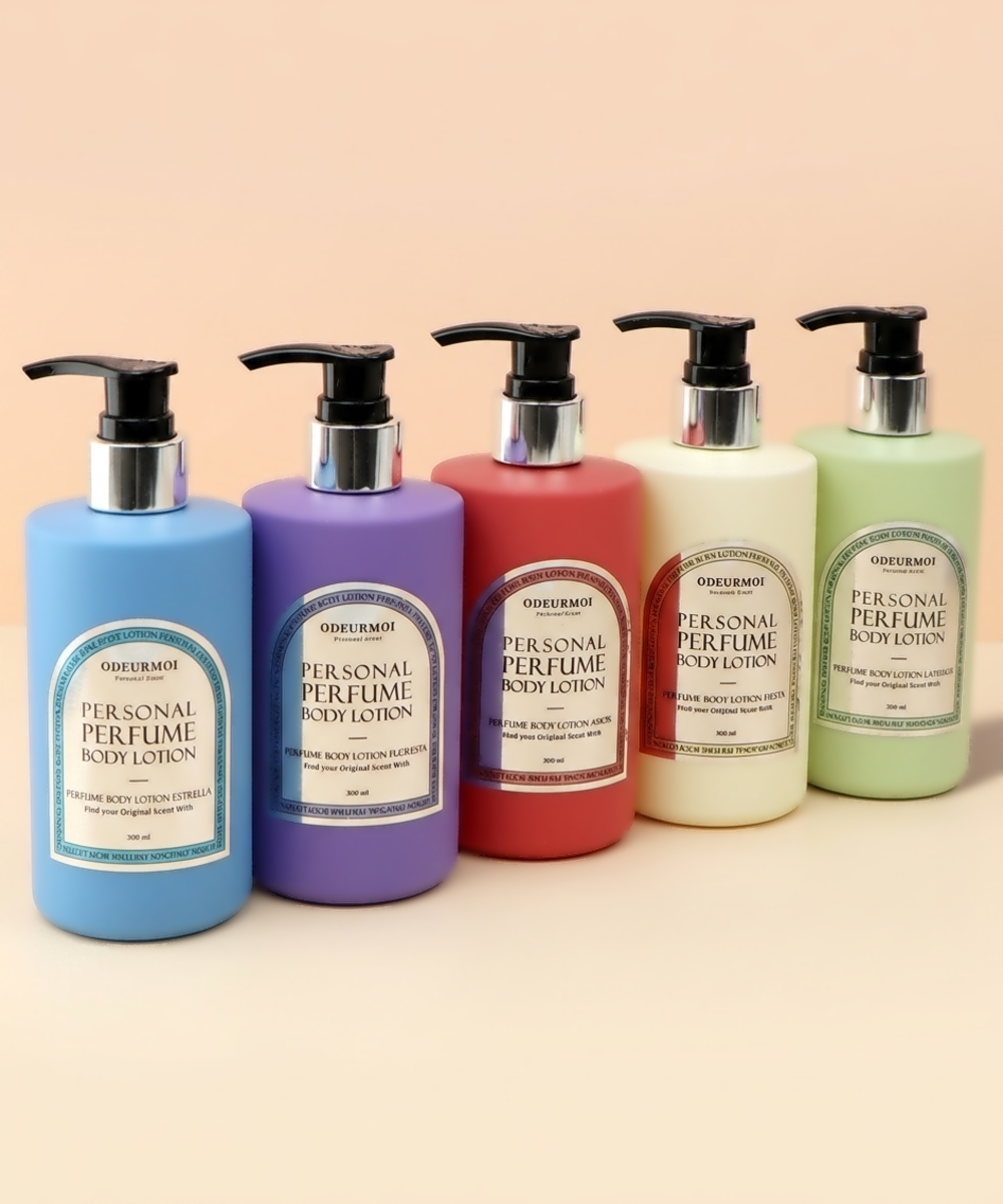 piyonna Personal Shower Perfume 5 Types 300ml Cheveux & Soins corps Soin du corps Gel douche