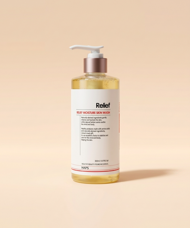 piyonna Haps Relief Moisture Skin Wash Rose Hair & Body Care Body Care Body Wash