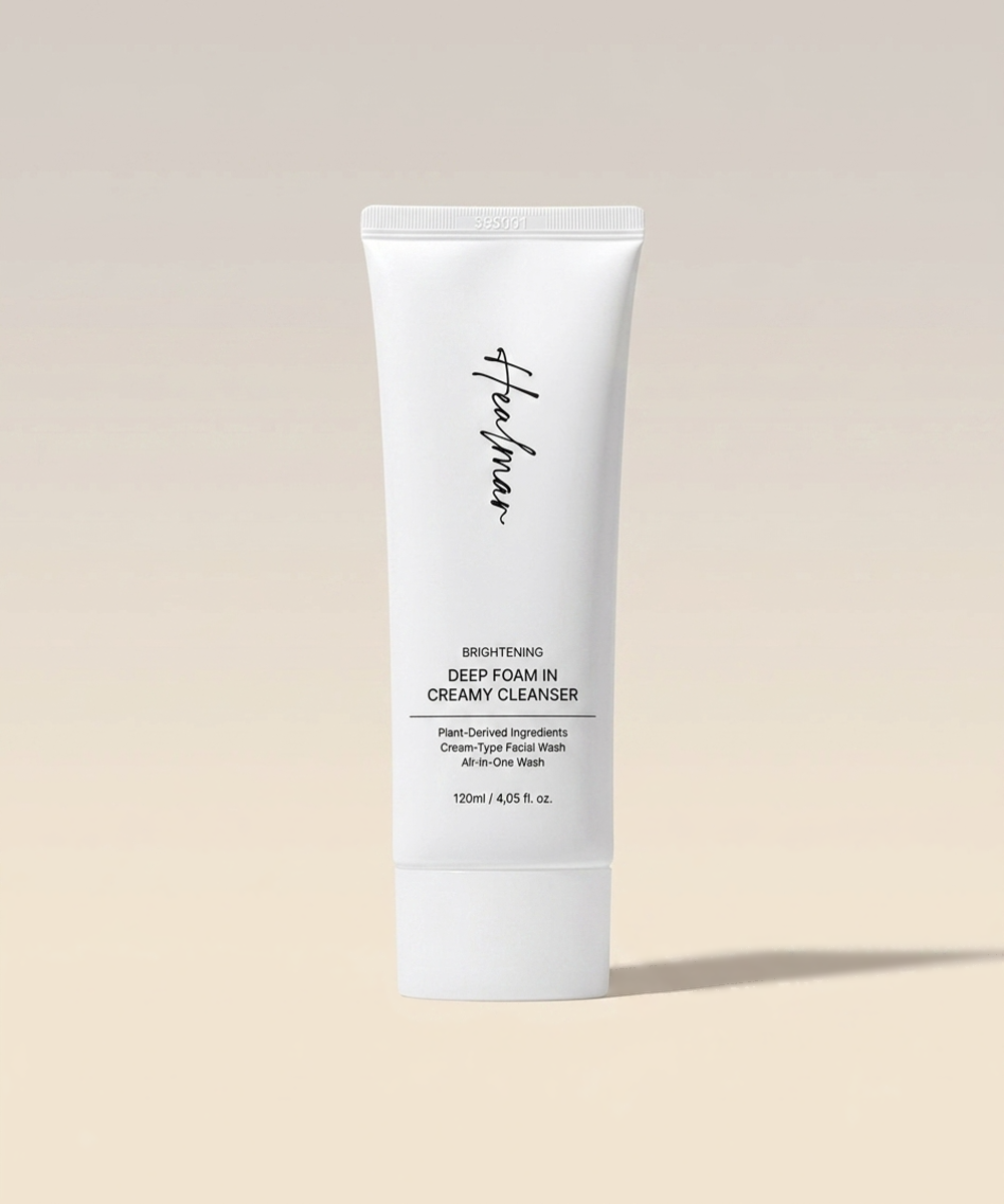piyonna All-in-One Mildly Acidic Vegan Cream to Foam Hilmar Cleanser 120ml Face Care Cleanser Cleansing Foam