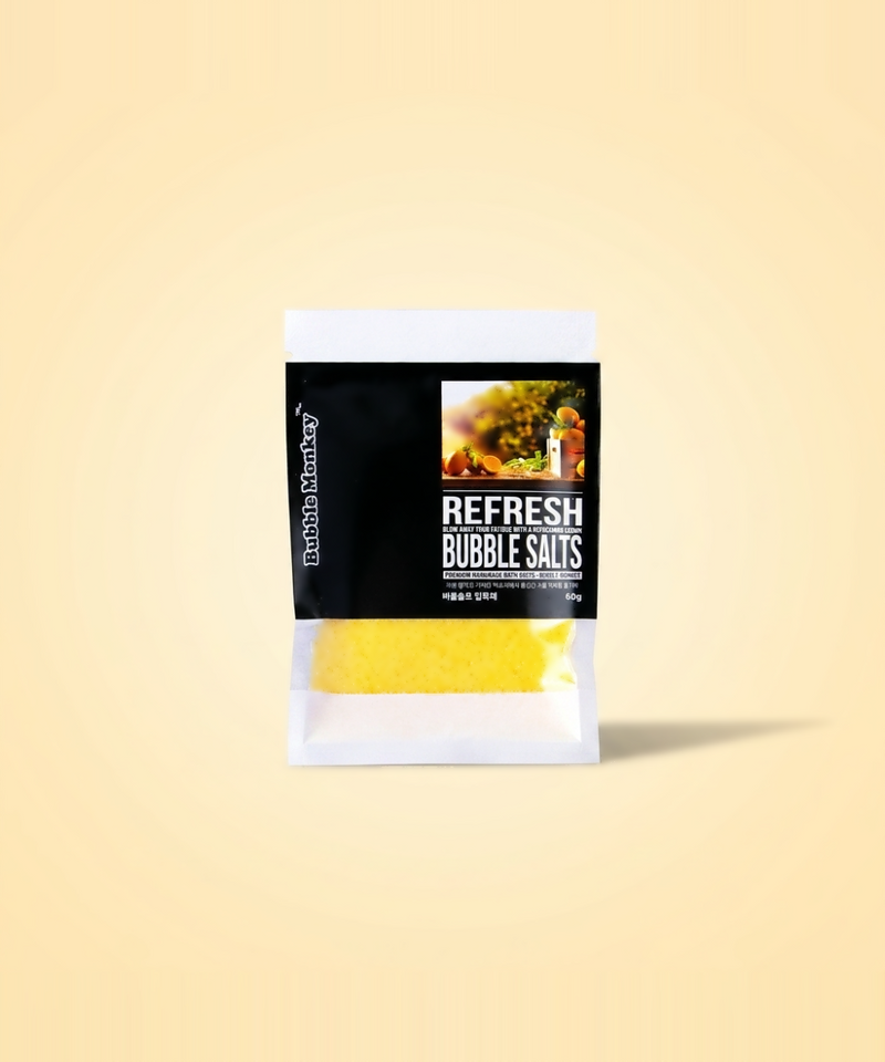 piyonna Refresh Bubble Salt Pouch 60g Cheveux & Soins corps Soin du corps Gommage corps